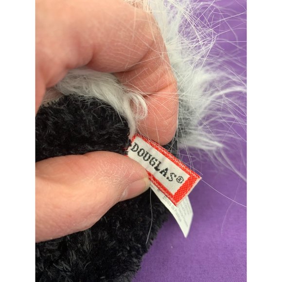 Douglas Cuddle Toys Skunk Plastic Pellets 2008 Item1791.1 7 Inch Black White Sku - Picture 5 of 12